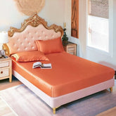 Elegant fitted sheet -   Orange